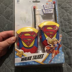 Super Girl DC Walkie Talkie Girls Kids Toy