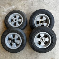 2 Sets Of Heavy Duty Wheels $20 Each Set 