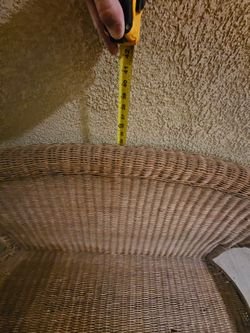 Wicker outdoor Loveseat