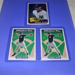 Derek Jeter 3 Cards