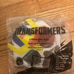 Transformers Strongarm Mask Toy McDonald's Happy Meal 2016 Ages 3-4 Years #6 NEW