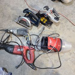 Electric Drill-Saws-batteries Saws & Lamp