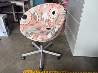 IKEA Skruvsta Novelty Print Bucket Style Office Chair