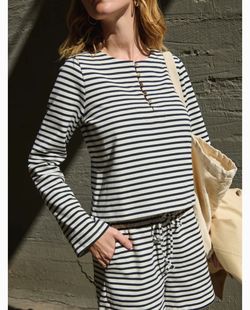 NWT Nation L.A. Striped Long Sleeve Top