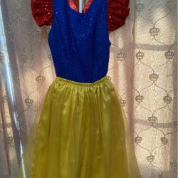 Snow White Dress Size 3t - 4t