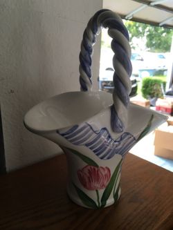 Really cute ceramic basket