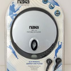 Naxa Portable CD Player W/ Earbuds