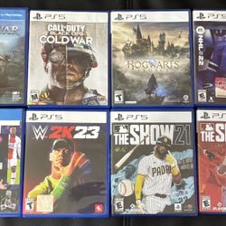 Game Lot For PlayStation 5 / PS5 PS4 - Hogwarts Call Of Duty ++