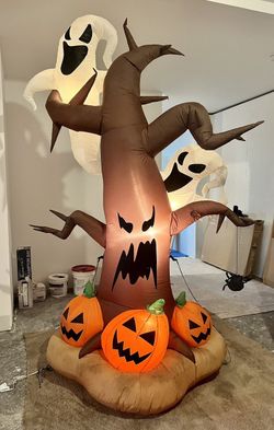  6 ft. Prelit Ghost and Pumpkin Inflatable