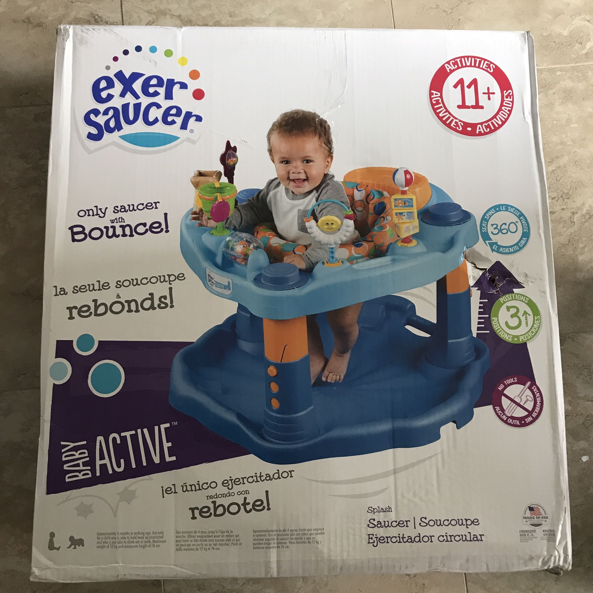 Evenflo ExerSaucer Activity Center, Mega Splash