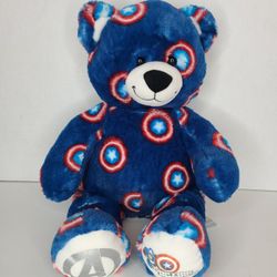 BUILD A BEAR MARVEL AVENGERS CAPTAIN AMERICA 17" PLUSH