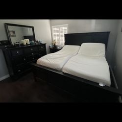 Bedroom set, Mattress not included..