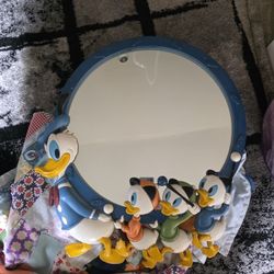 Disney Rare Donald And Nephews Mirror 