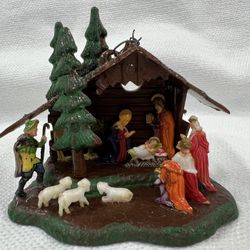 Vintage Nativity Christmas Ornament