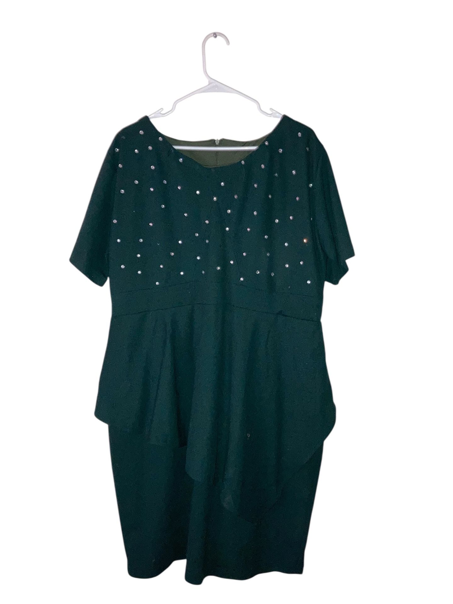 Dark Green Dress