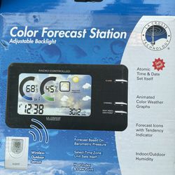 La Crosse Technology Wireless Color Forecast Weather Station Digital (contact info removed)B 