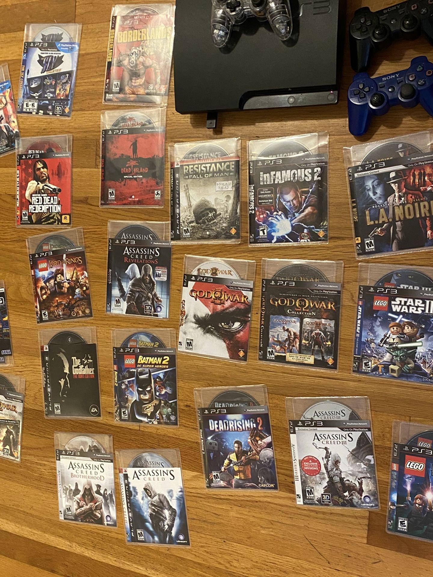 PS3 WITH 20 GAMES