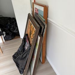 Various Art Paintings Oil Print Canvas And Frames Abstract Classical Antique