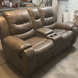 A- Sofa  and Recliner 