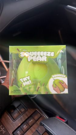 Squeeeeze Pear Squishy Stress Toy