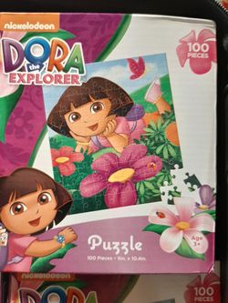 Dora 100 Piece Puzzles - Brand new - Never Opened