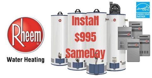 Rheem Water Heater Installation Same Day 
