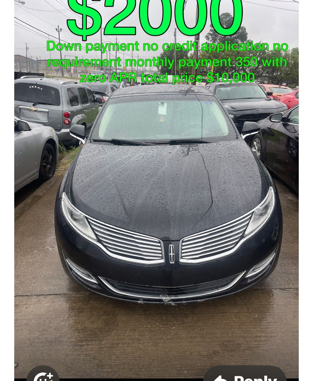 2015 Lincoln No Credit Check No Requirements