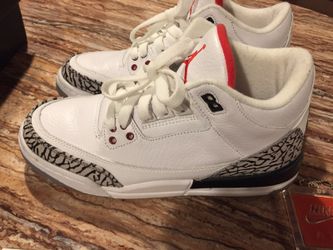 Jordan white Cement 3 "Nike Air"
