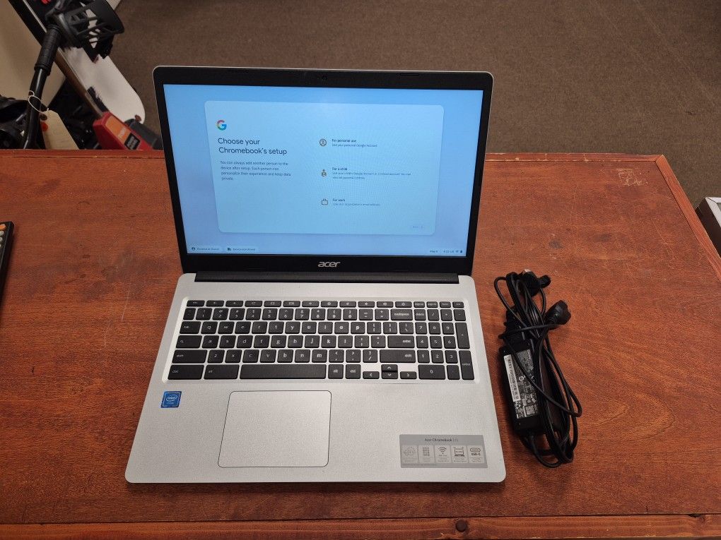 Acer Chromebook 315 Laptop 4gb Ram 64gb HDD With Charger
