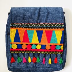 100% Egyptian Cotton Messenger Bag