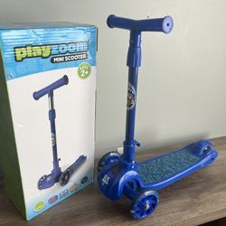 Mini Scooter + Helmet With Protective Gear