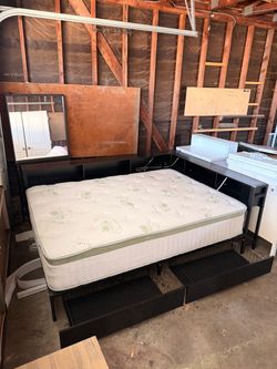 Full Size Bed Mattress and Frame