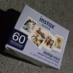 INSTAX FUGIFILM 60 TOTAL EXPOSURES UNOPENED BOX =]