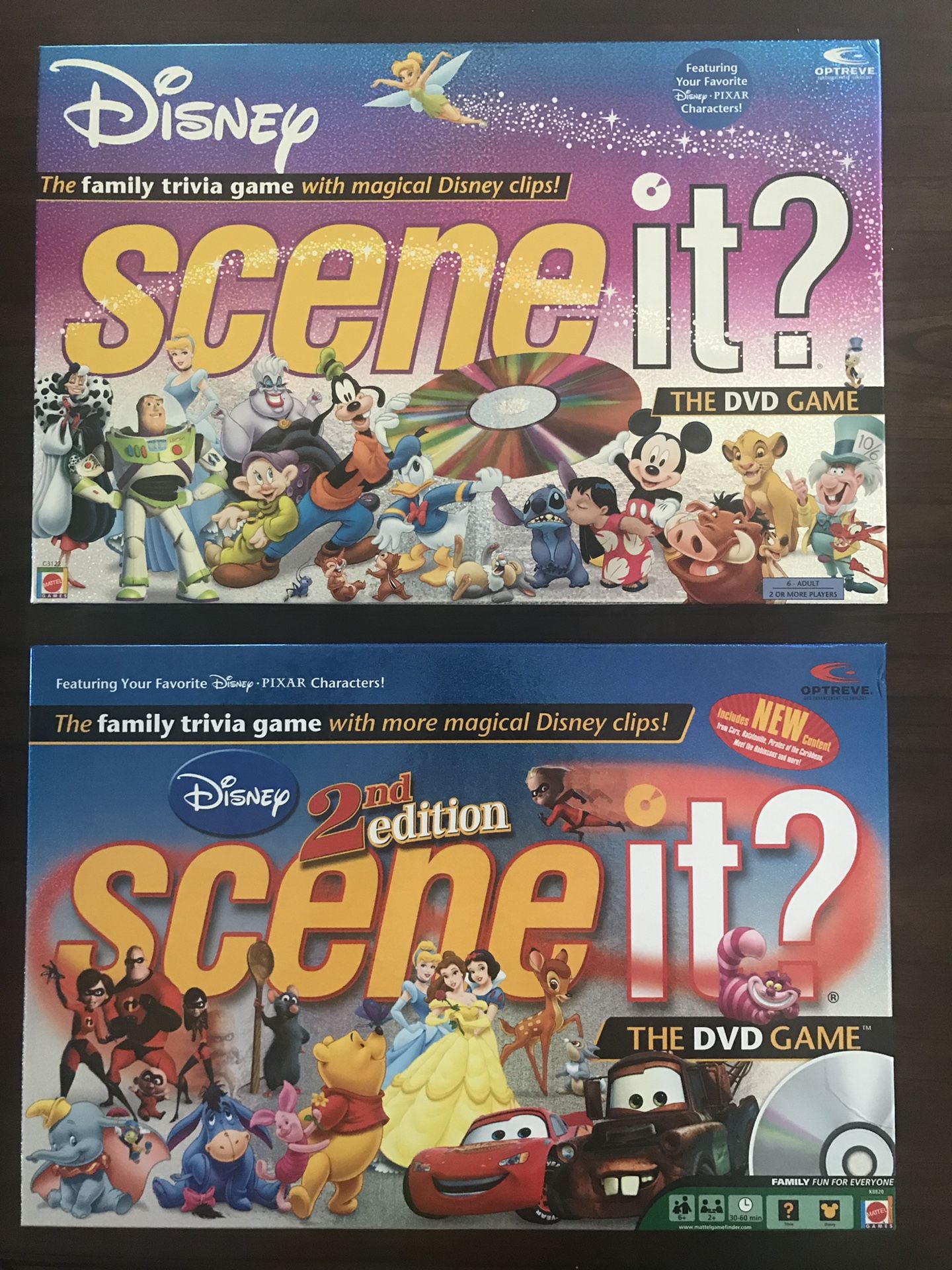 Disney Scene It DVD Trivia Game - 1st & 2nd Edition Bundle