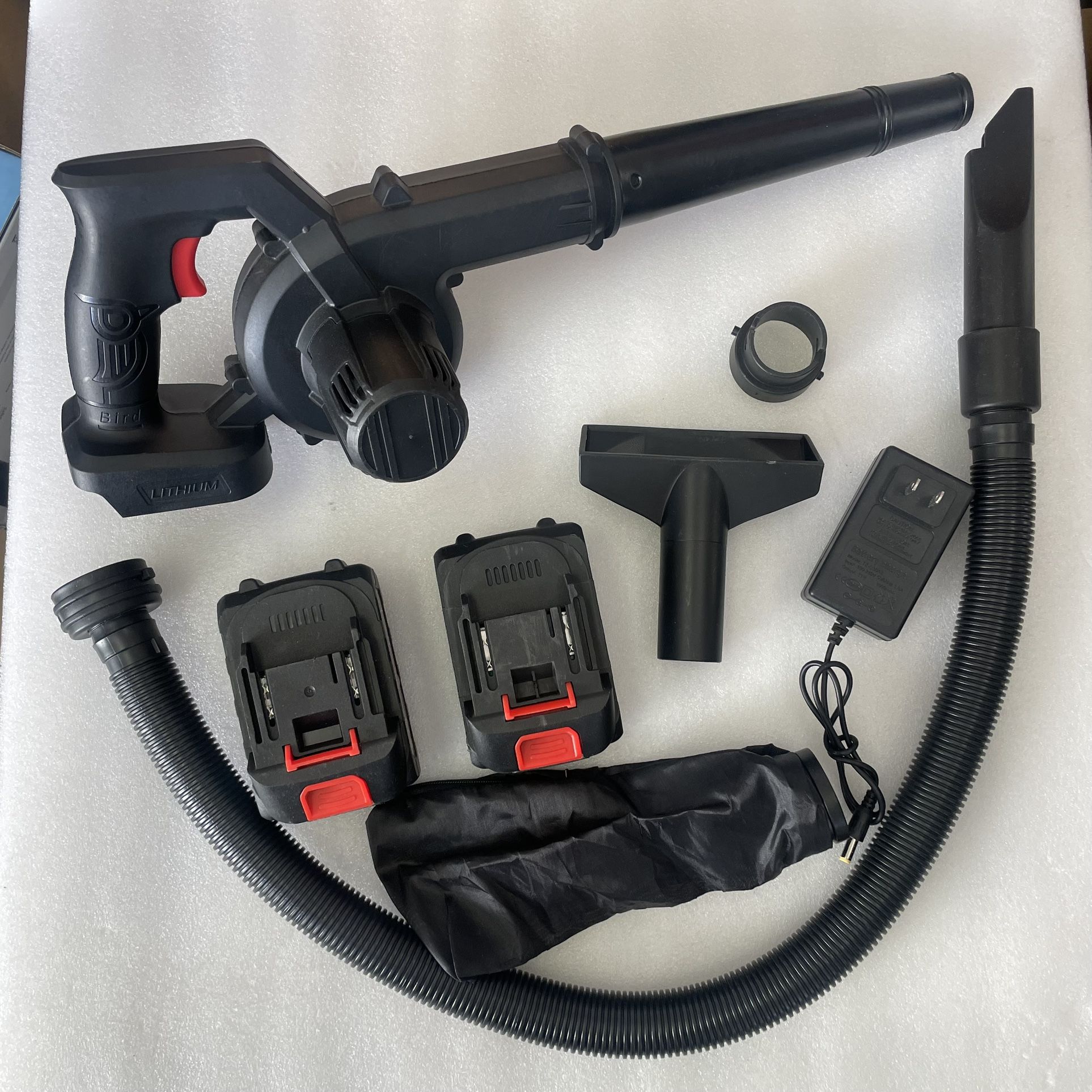 Leaf Blower Cordless, Mini Handheld Leaf Blower Electric 24V with 2 Pack Battery and Charger