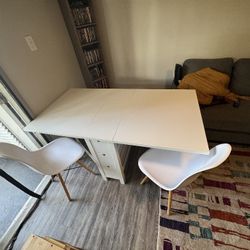  Dining Table, Solid Hardwood 
