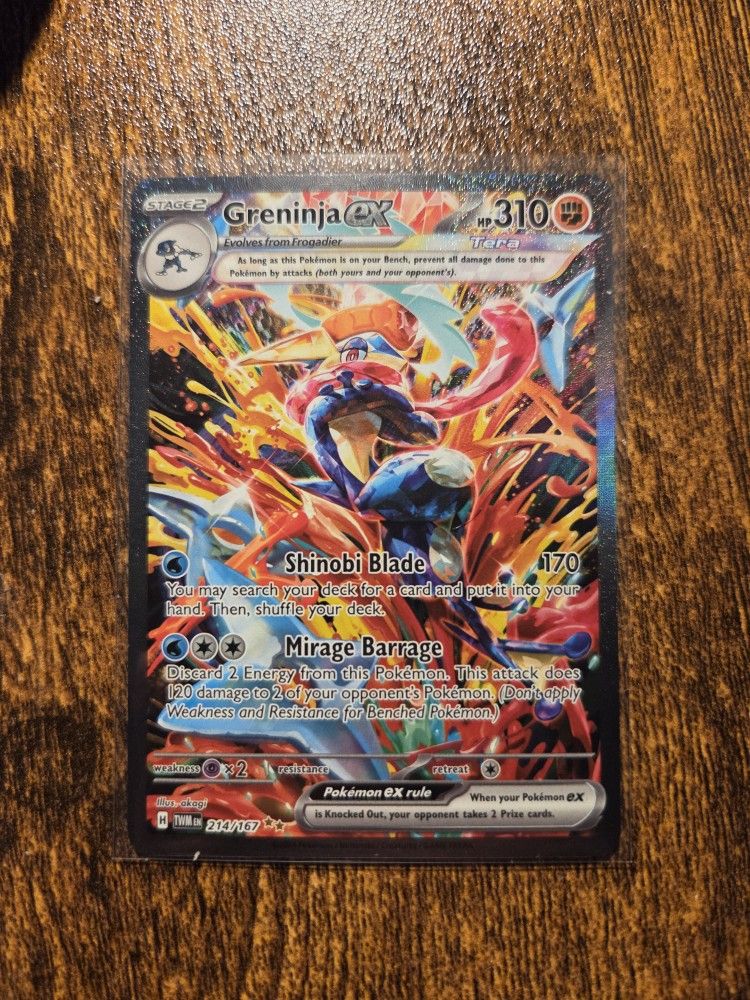 Greninja EX 214 / 167 Twilight Masquerade Special Illustration
