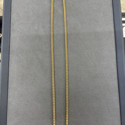 10Kt gold Men’s Franco Chain 29 Grams 29” Inches 4mm 