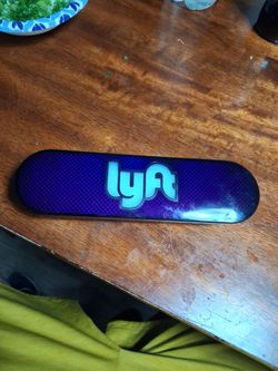 Light Up Dash Driver Sign