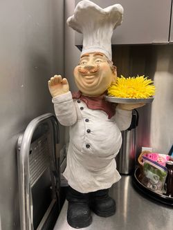 Italian Chef Statues