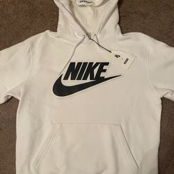 Supreme Nike Leather Applique Hoodie