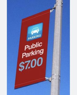 Street Pole Banner Hardware Brackets 24”