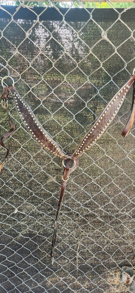 Flashy Dark Brown Tack Set