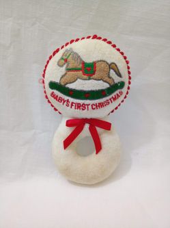 BABY'S FIRST CHRISTMAS RATTLE