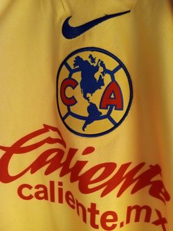 El America Club Soccer Yellow Jersey 