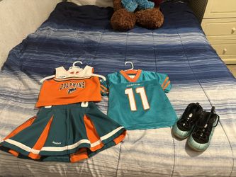 3t Miami Dolphins girls NFL kids and boys Jersey