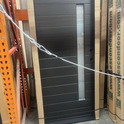 MODERN EXTERIOR DOOR LEFT OPEN DOOR ONLY LIKE NEW