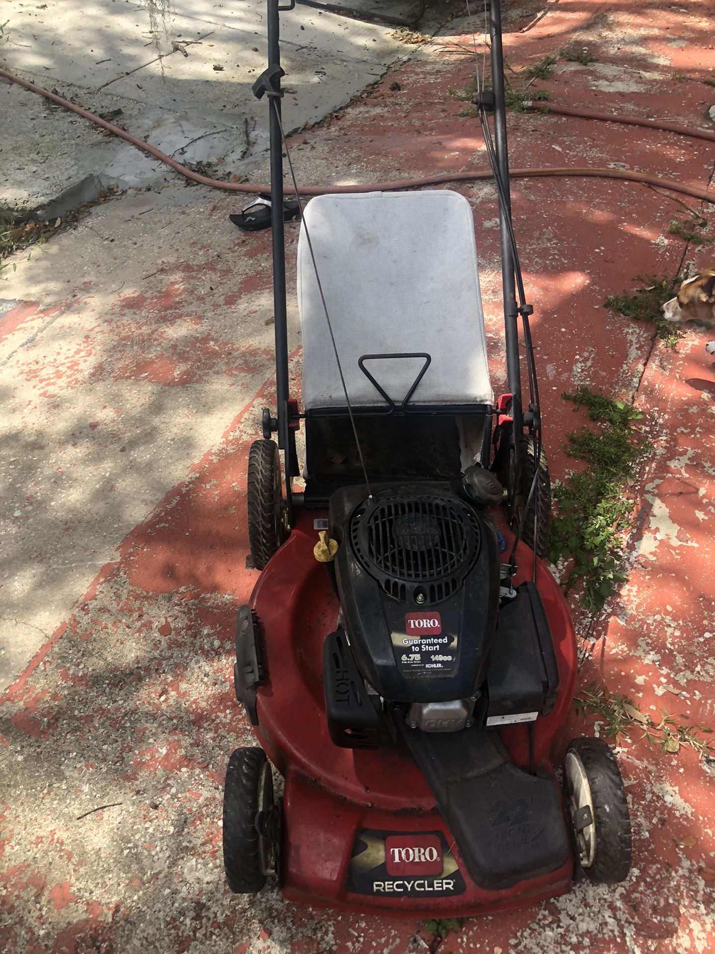 Toro lawn mower very goof condition