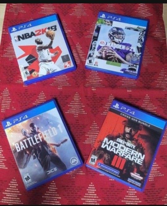 PS4 🎮 GAMES !!!