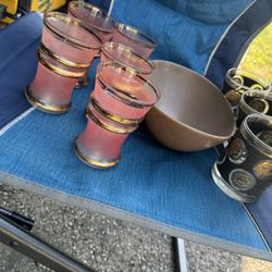 Glasses And Bowl